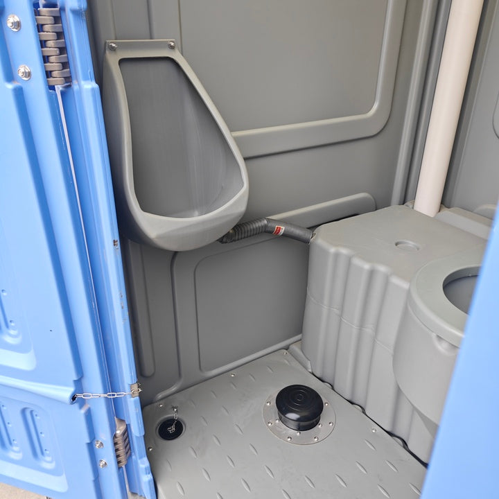 Portable Outdoor Toilet Heavy Duty HDPE Restroom for Construction Workers and Job Sites