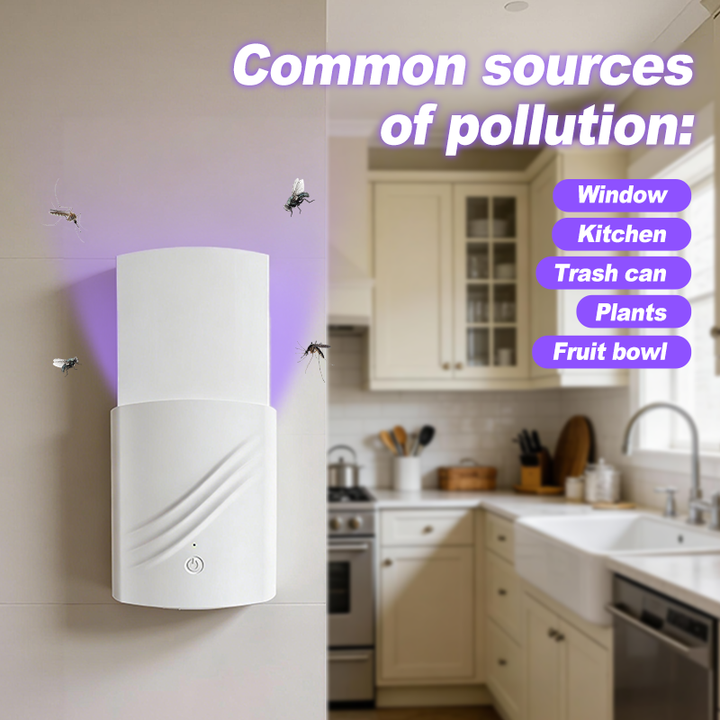 Efficient Eco-Friendly Sticky Type Fly Control Indoor Plug-in UV LED Light Electronic Flying Insect Catcher