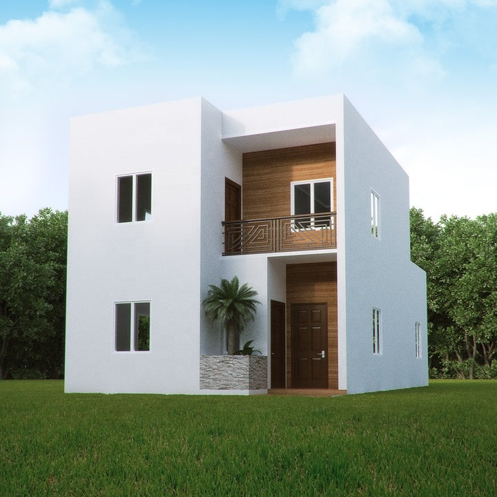 Airbnb for Sandwich Panel Waterproof Prefabricated House with Slab System for Real Estate Courtyard & Dining Applications