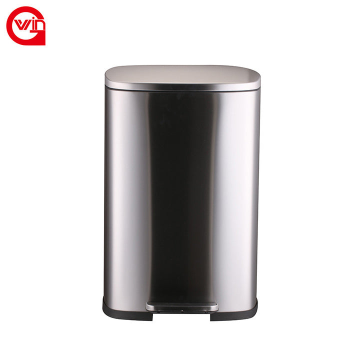 Modern Luxury Stainless Steel 5L 12L 20L 30L 50L Toilet Office Hotel 13 Gallon Big Kitchen Trash Can with Lid