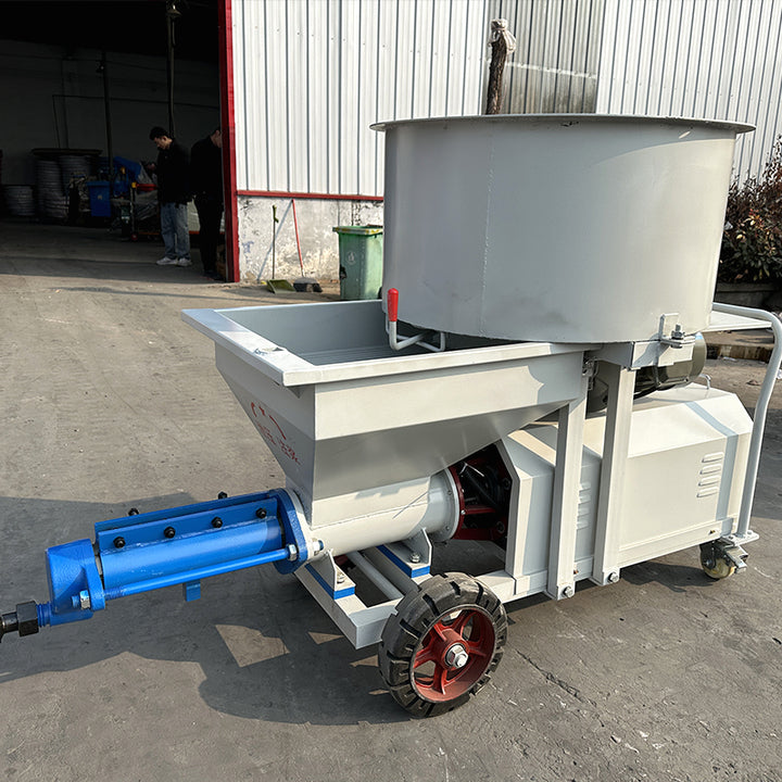 Electric Cement Mortar Pump Mixer Machine with 7M/H Productivity and 50M Vertical Conveying Distance