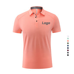 Lidong 92% polyester 8% spandex multi color mens polo shirt blank 4 way stretch polo shirts