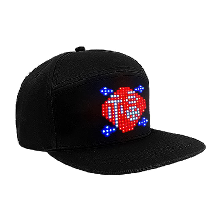 Personalized LED Pixel Cap Screen Hat LED Display Hat Cap Rolling LED Hat with Programmable Scrolling Message