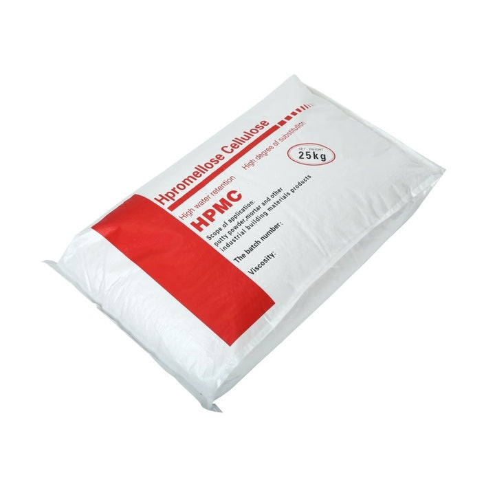 HPMC for Construction-Cement Mortar Additive Water-Retaining HPMC Powder for Building Mortar 25kg/bag 99% Purity