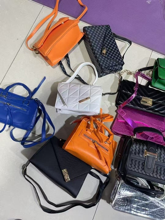 Fashion Simple Bag Female Spring New Fashion Single Shoulder Crossbody Bag Simple Small square Bag Mixed Wholesale