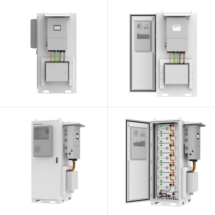 Industrial Commercial Air Cooling 50kw 112kwh Lifepo4 Battery Cabinet LFP Battery Container Bess Solar Energy Storage System