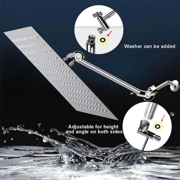Bathroom Shower Set Stainless Steel Bath & Shower Faucets Wall Mounted Mixer Rainfall Concealed Shower Set