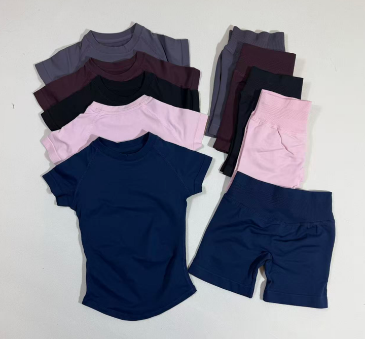 Wholesale Comfortable Seamless Gym Suits Girls High Quality Athletic Wear Quick Dry Workout Sets for Women