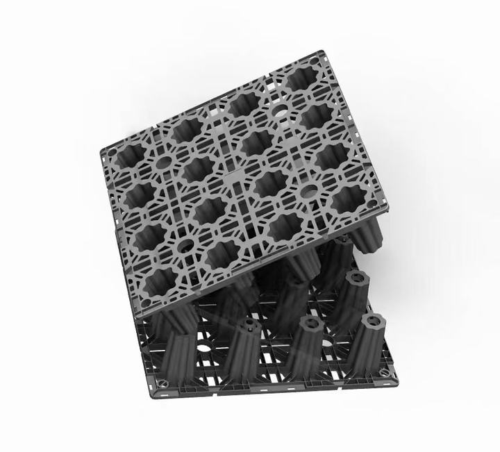 PP Rain Water Storage Modullar Collection Harvesting System Stormwater Drainage Crate Plastic Rainwater Tank Modules