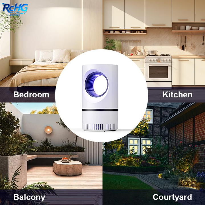 Electric Fly Killing Trap Lamp LED Rechargeable Indoor Fly Killer Eco-friendly IP65 All-Season