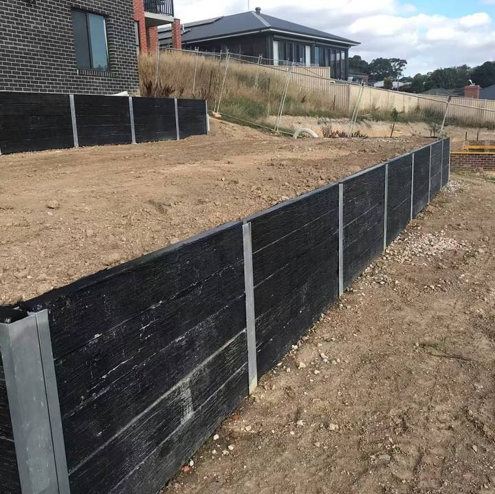 Australian Standard Galvanized Steel Retaining Wall H C Post Landscape DIY