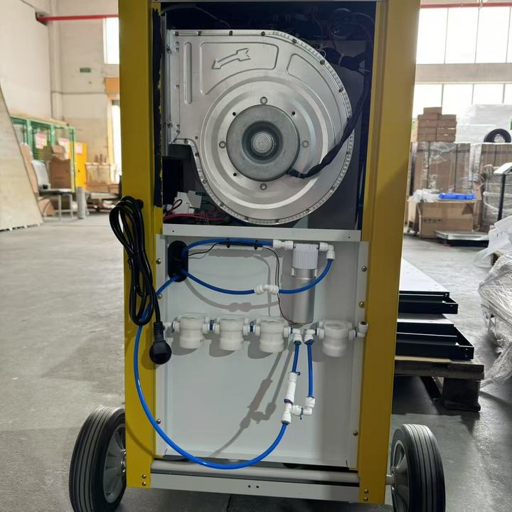 2025 New Eco-Friendly 80L Portable Solar Water Air Generator Low-Cost Electric for Outdoor Use Household Industrial Bottom Load