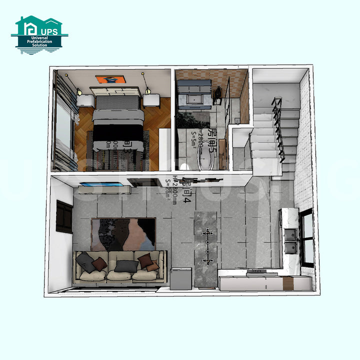 Fast Modular Installation Prefab House , Ready Made House , Prefabricated Luxury Homes