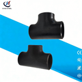 High Quality ASME B16.9 B16.28 High Pressure Welding Pipe Fitting SCH5 Seamless 15 Degree Tee for Fire protection Systems