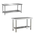 Hotel Commercial Stainless Steel Kitchen Work Table Removable Work Pre Table restaurant equipment