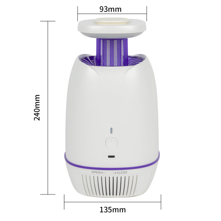 2025 Hot Selling Mosquito Zapper Insect Fly Control Indoor Outdoor Safe Mosquito Lamp Fruit Fly Trap Moths Gnats Fly Repellent