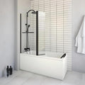 High Grade Aluminum Alloy Shower Enclosure and Shower Partition Walk-In Shower Tub Combo