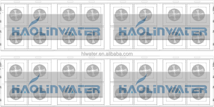 2000L Customized Solar Powered Atmospheric Water Generator Air to Water Machine