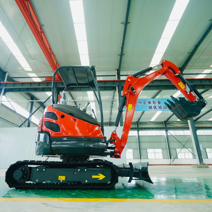Compact 1.5 Ton Small Excavator Ripper Grapple Attachment Earthmoving Equipment Building Garden