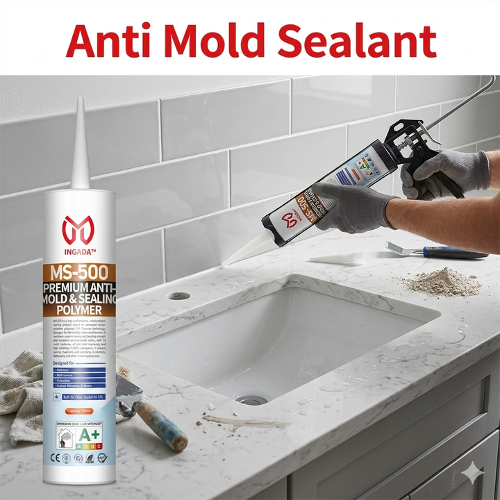 INGADA MS-50 Competitive Price Anti Fungus Sealant UV Resistant Non Yellowing Hybrid Polymer Glue for Construction Interior