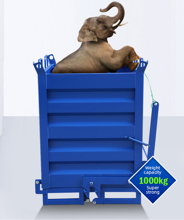 Customizable Equipment Waste Collection Bins Scrap Bins Drop Bottom Chips and Metal Recycle and Transfer Bin