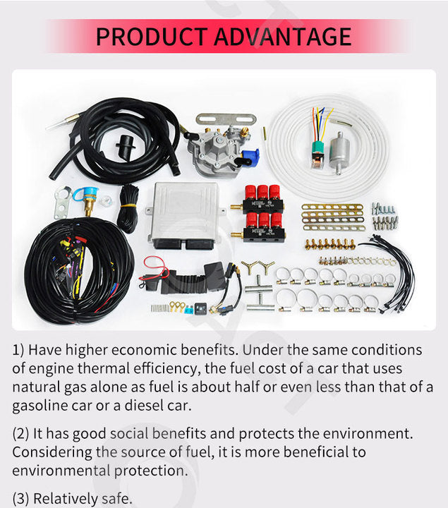 ACT Glp Auto System lpg 6 Cylinder Conversion Kits Gasoline Conversion to lpg Gas Kit 5 Th Generation Full lpg Conversion Kit