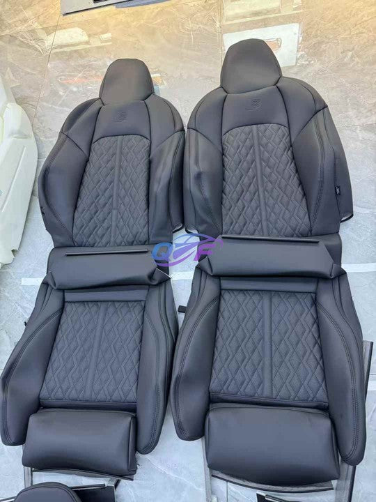 A3 A4 A5 A6 A7 A8 Q3 Q5 Q7 Carbon Fiber Bucket Seat for All Audi to RS Car Accessories Racing Sports Seats Leather Design