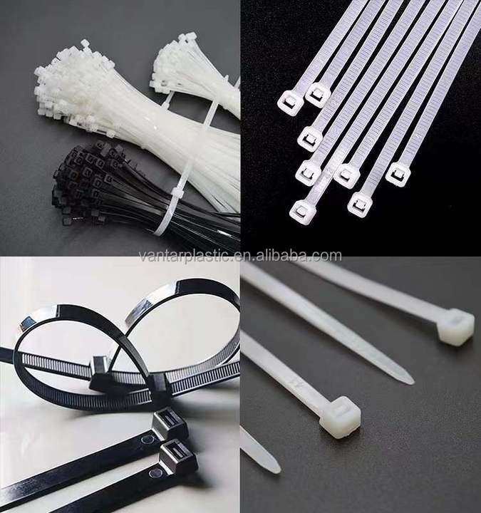 High Quality Nylon Zip Ties - 300mm X 3.6mm - 12" Premium Tie Wraps 100 Pack of Black Cable Ties