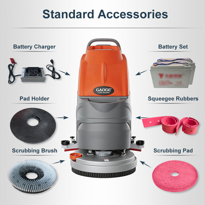 Gaoge Factory Whosale A1 Floor Cleaning Machine Concrete Scrubber Tile Cleaning Machine Floor Scrubber Drier for Warehouse