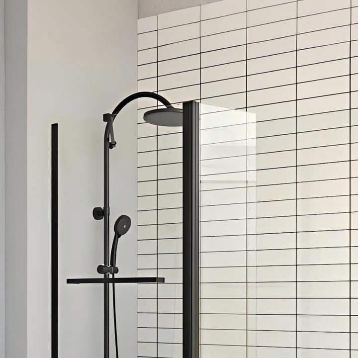 High Grade Aluminum Alloy Shower Enclosure and Shower Partition Walk-In Shower Tub Combo