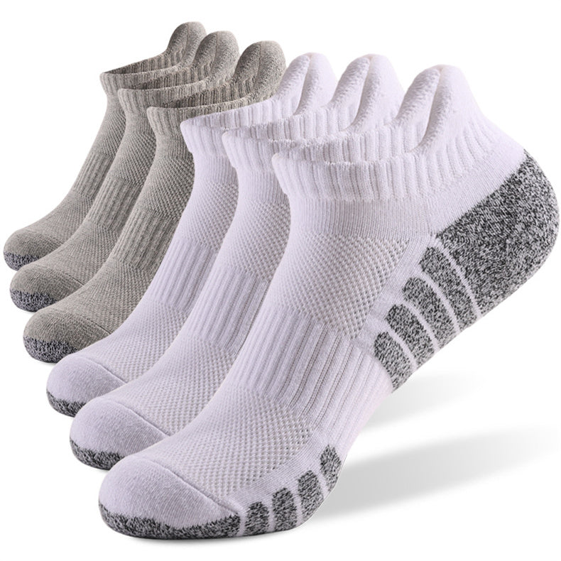 Chinese Supplier New Mens Cotton Hosiery Solid Colour Sock Breathable Low Cut Short Ankle Socks Casual Sports Business Socks