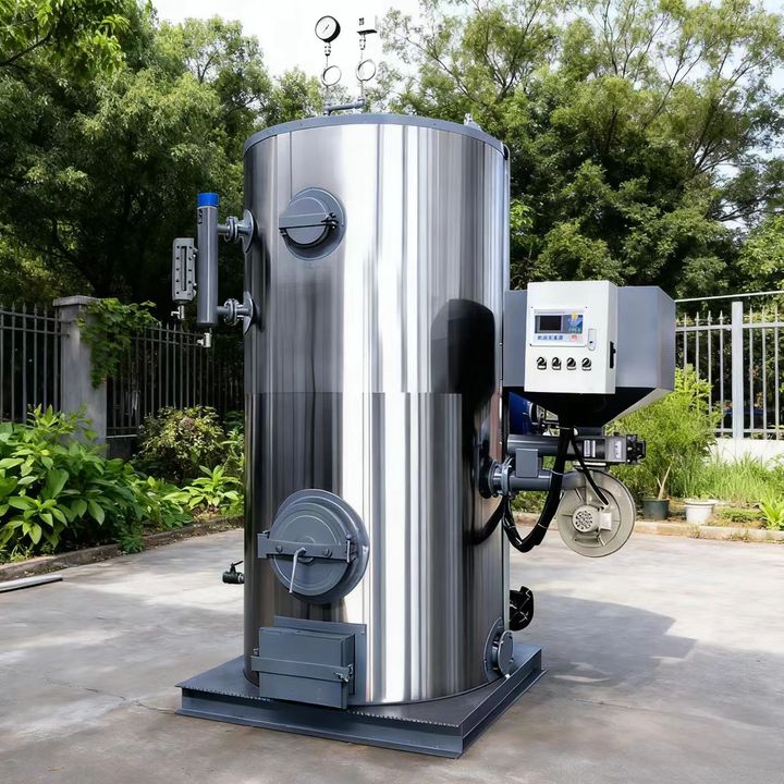 High Quality Wholesale Cheap Automatic Energy Saving Industrial Vertical Fire Tube Biomass Sawdust Steam Generator Boiler