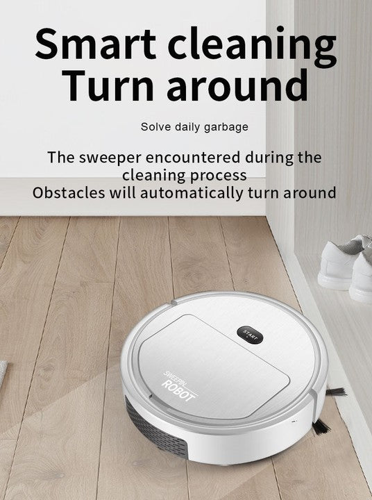 3 in 1 Sweeping Rechargeable Mopping Cordless 1500pa Home Robot Vacuum Cleaner
