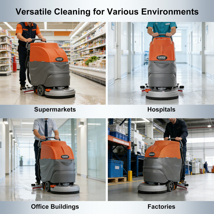 Gaoge Factory Whosale A1 Floor Cleaning Machine Concrete Scrubber Tile Cleaning Machine Floor Scrubber Drier for Warehouse