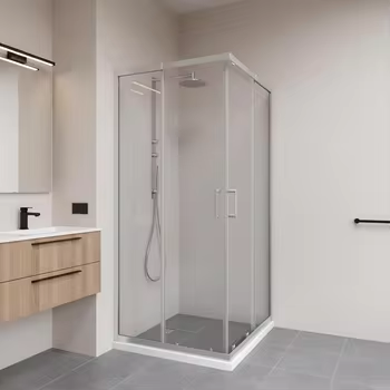 High Quality Aluminum Alloy Square Shower Enclosure & Cabin with Modern Design 2-Year Warranty for Residential Use
