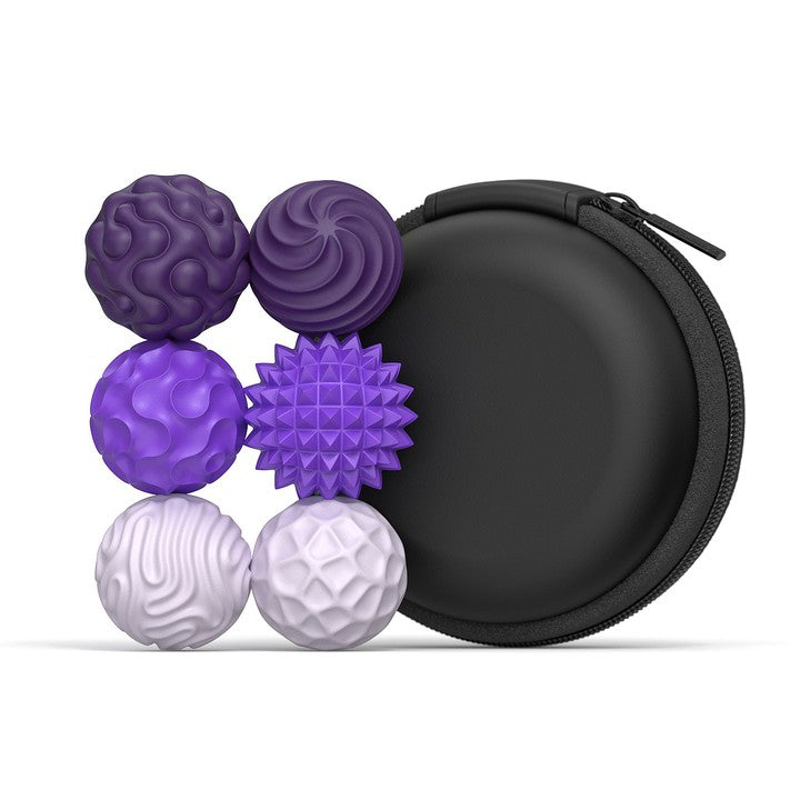 Silicone Balls Fidget Toys for Adults & Teens 6PCS 12pcs Quiet Desk Fidgets with Textured ADHD Anxiety Toys