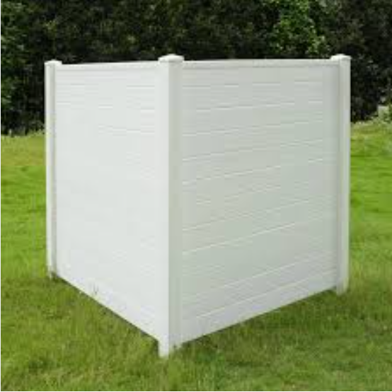 Vinyl Garbage Shelter, PVC Trash Can Enclosure, Vinyl Fencing Solutions for YourOutdoor Space , Outdoor Trash Can Storage