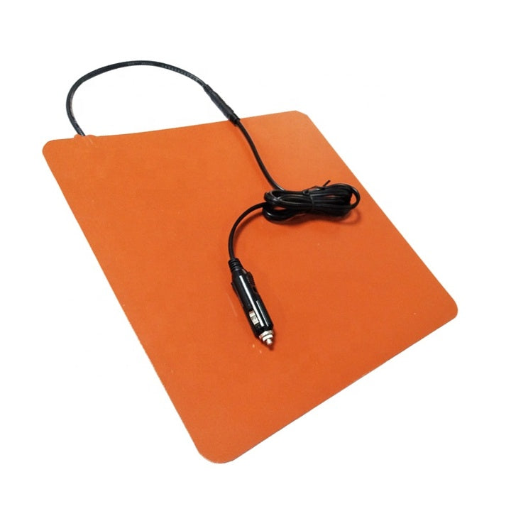 300x300mm 12V 55W Battery Pack Silicone Heating Pad for Pizza Bag