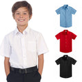 Custom Kids Boys Button Down Shirts White Wedding Party School Uniform Formal Shirt 100% Cotton Solid Boys Dress Shirts