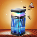 Rechargeable Solar-Powered Bug Zapper New Indoor Outdoor Waterproof IP44 Plastic Mosquito-Killing Lighting Fly Pest Function