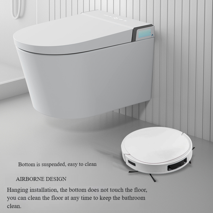 Wholesale OEM Smart Ceramic Wall-Mounted Automatic Intelligent Integrated Concealed Water Tank Foot Sensor P-Trap Heated Seat