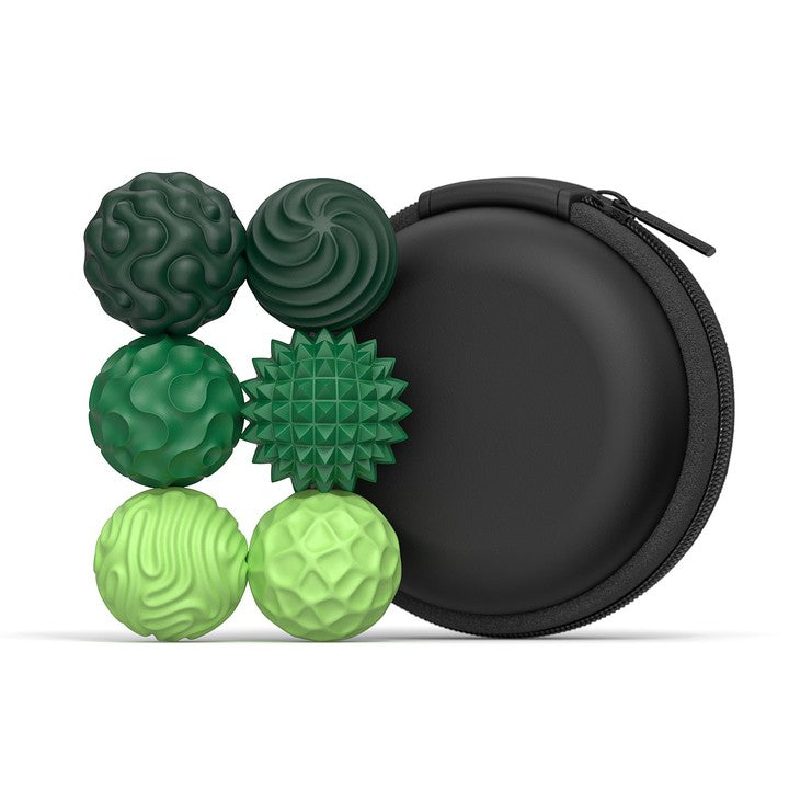 Silicone Balls Fidget Toys for Adults & Teens 6PCS 12pcs Quiet Desk Fidgets with Textured ADHD Anxiety Toys