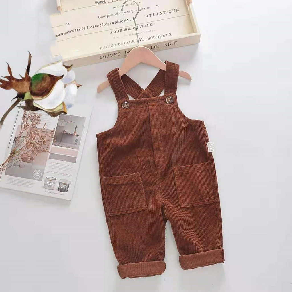 Cute & Comfy: Cotton Toddler Corduroy Overalls