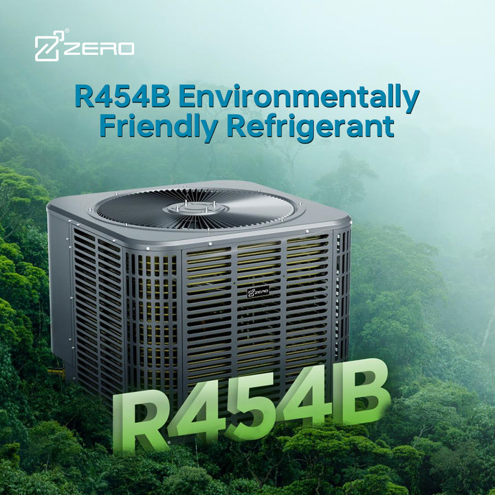 ZERO R454b New ECO Technology Top Discharge Condenser Air Conditioner On/off and High-Performance Air Handler Unit
