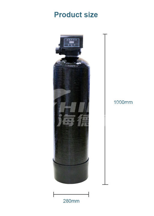 Commercial Whole House 1.5T/H Water Softener System Home Treatment Ion Exchange Resin Central Water Filter Water Softener