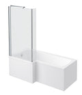 Waltmal CE Brilliant Structure P Shape 2 Skirted Bathtub WTM-02833 for Europe Market