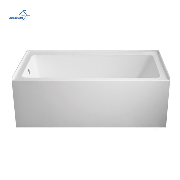 Best Selling 60 Inch New Pure White Acrylic Modern Apron Hotel Bathtubs with Skirts
