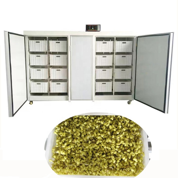 Automatic Mung Bean Sprout Machine Alfalfa Galic Barley Grass Cattle Green Fodder Bean Sprout Growing Machine