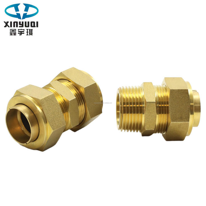 High-quality Brass Corrugated Pipe Compression Fittings