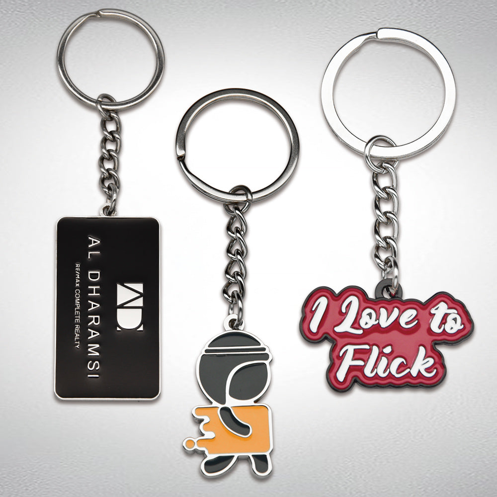 Manufacturer sales custom logo souvenir keychain marketing gift sets promotion